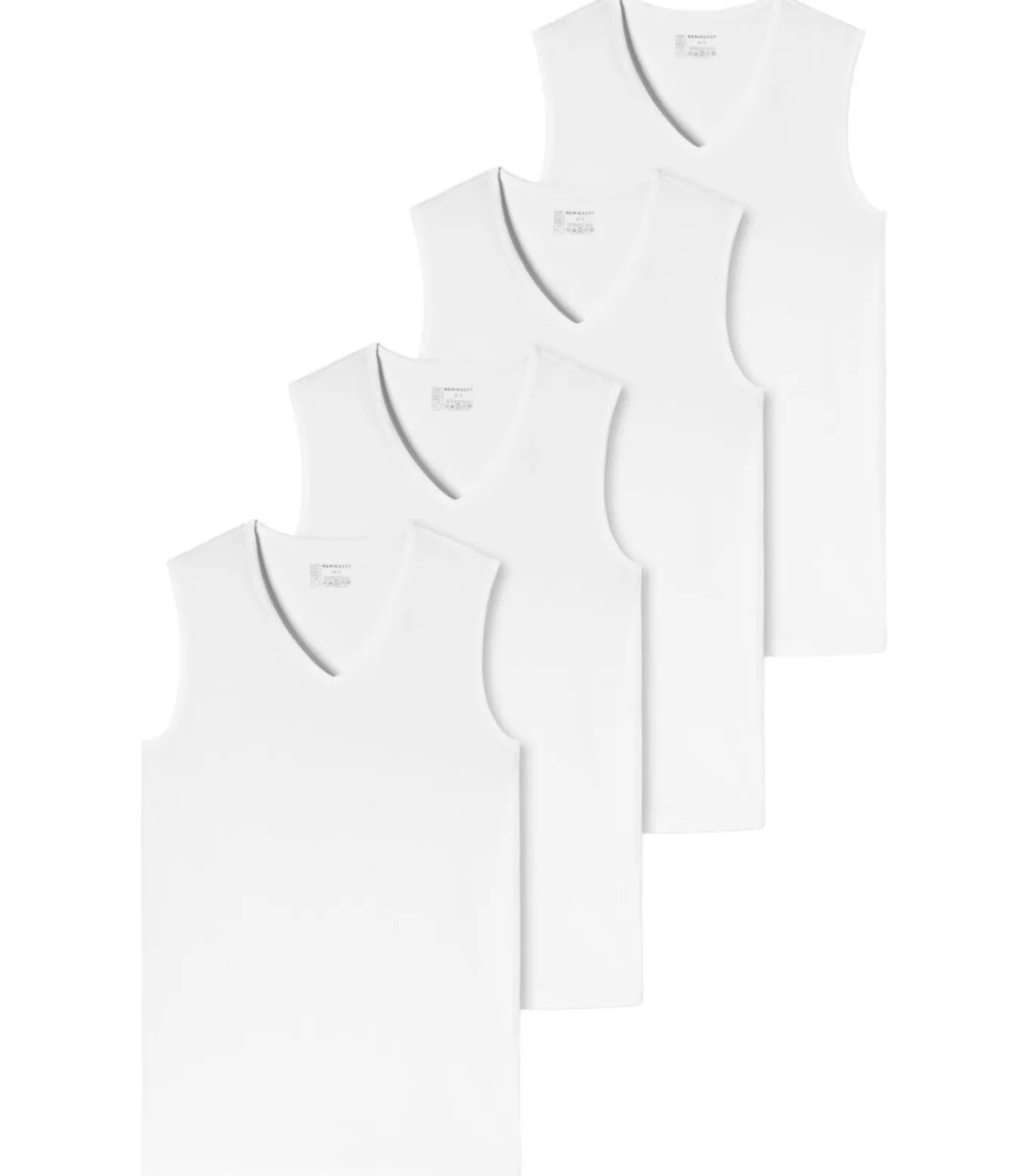 4 Pack - 95/5 - Organic Cotton - Onderhemd