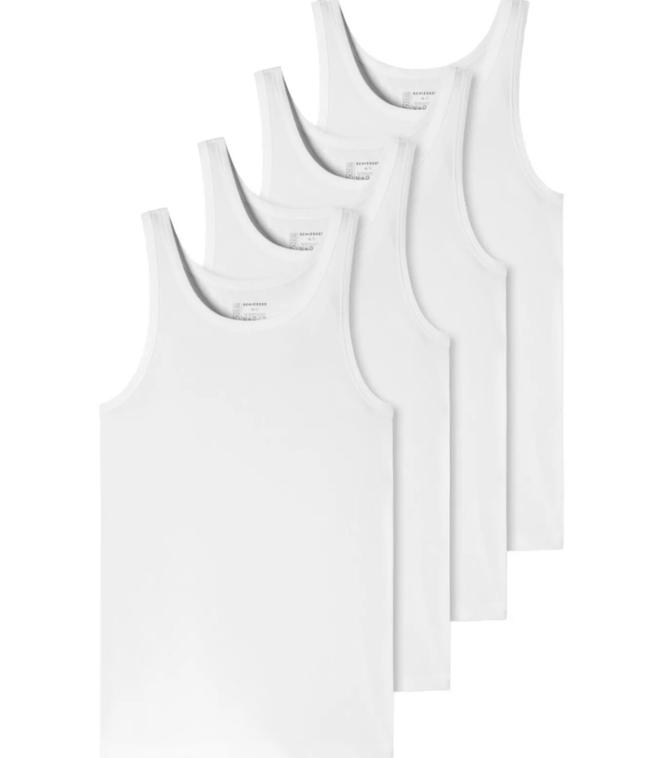 4 pack - 95/5 - Organic Cotton - Onderhemd
