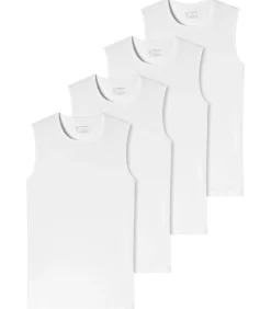 4 Pack - 95/5 Organic Cotton - Onderhemd