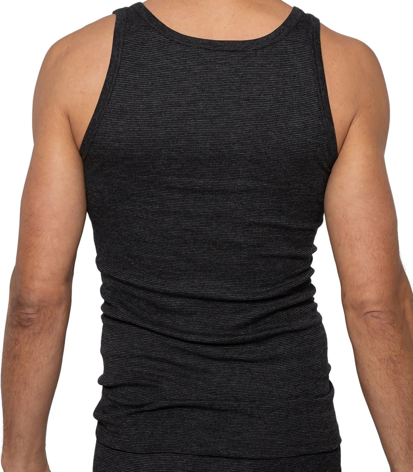 3 pack - Fijnrib Jeans - onderhemd