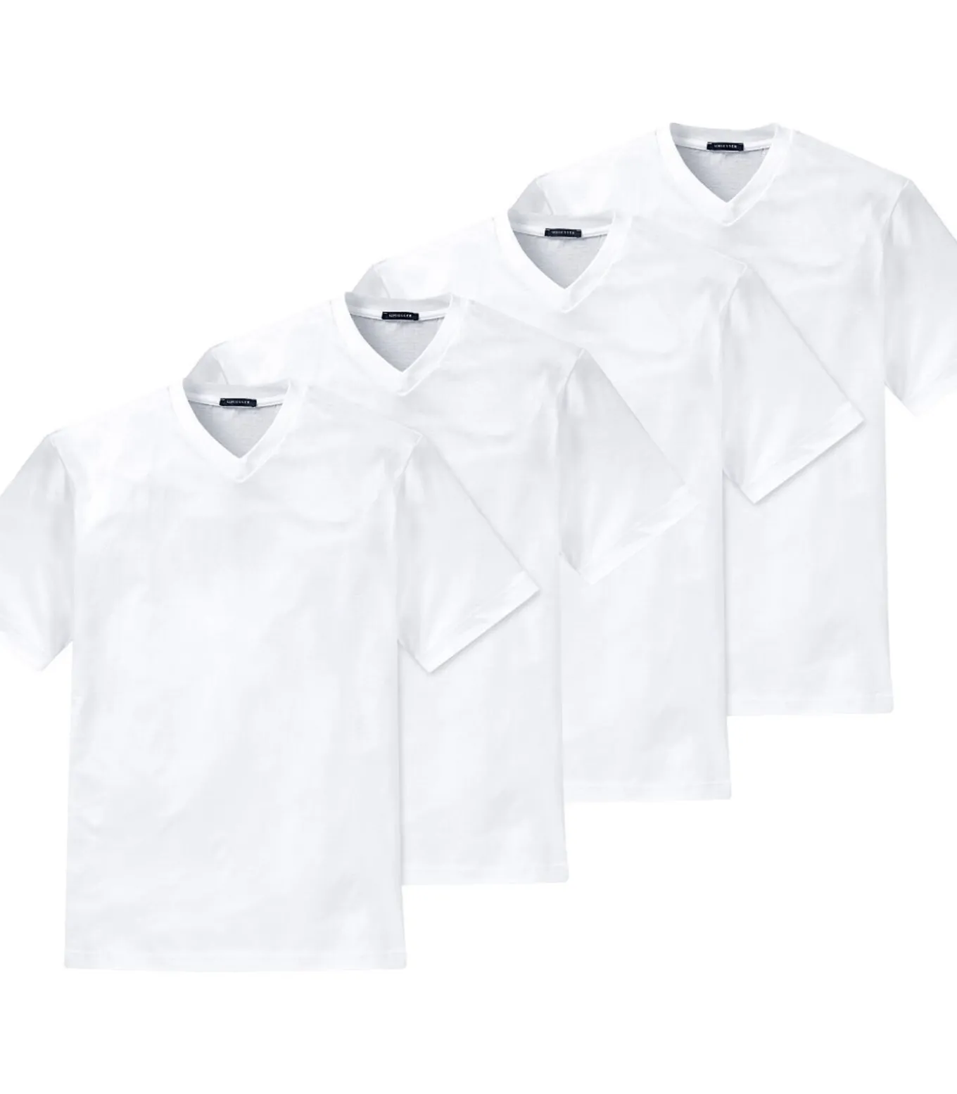 4 pack American - t-shirt V-hals