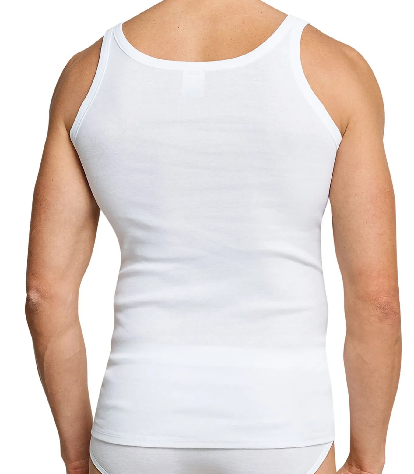2 pack Cotton Essentials fijnrib - onderhemd