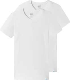 2 pack Long Life Cotton - t-shirt met V-hals