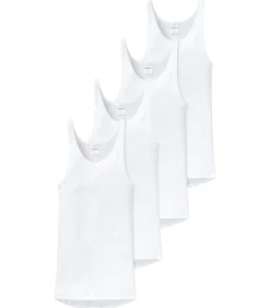4 pack Original Classics dubbelrib - onderhemd