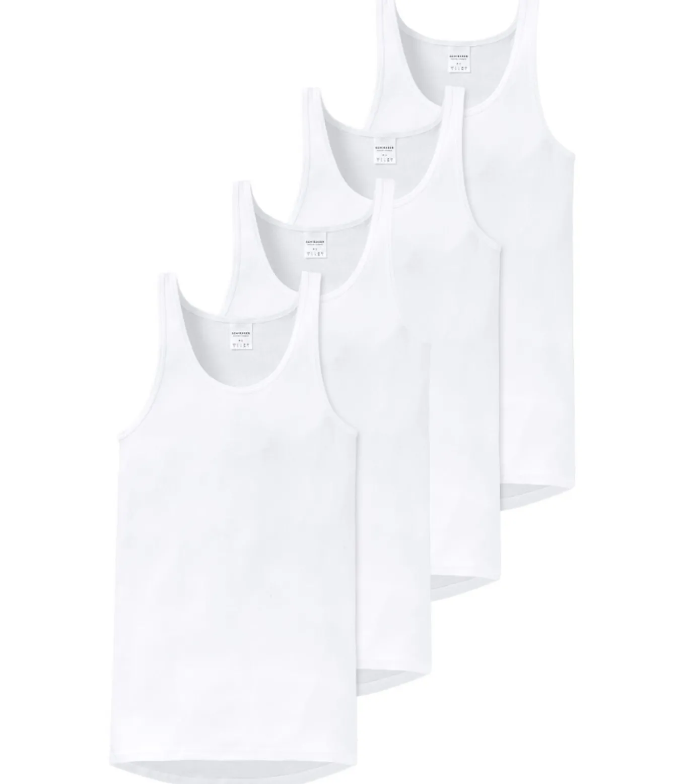 4 pack Original Classics fijnrib - onderhemd