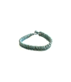 Armband heren Chic le Freak leer groen