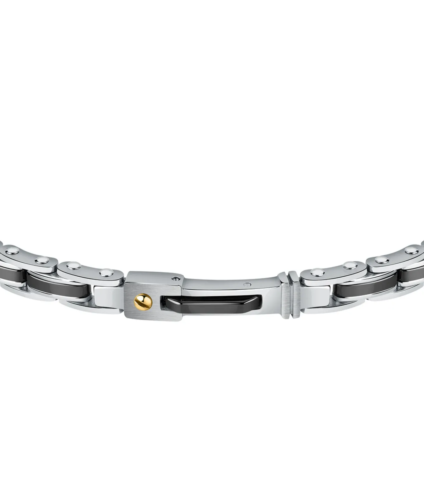 Armband in staal, geelgoud PVD, email, keramiek PREMIUM