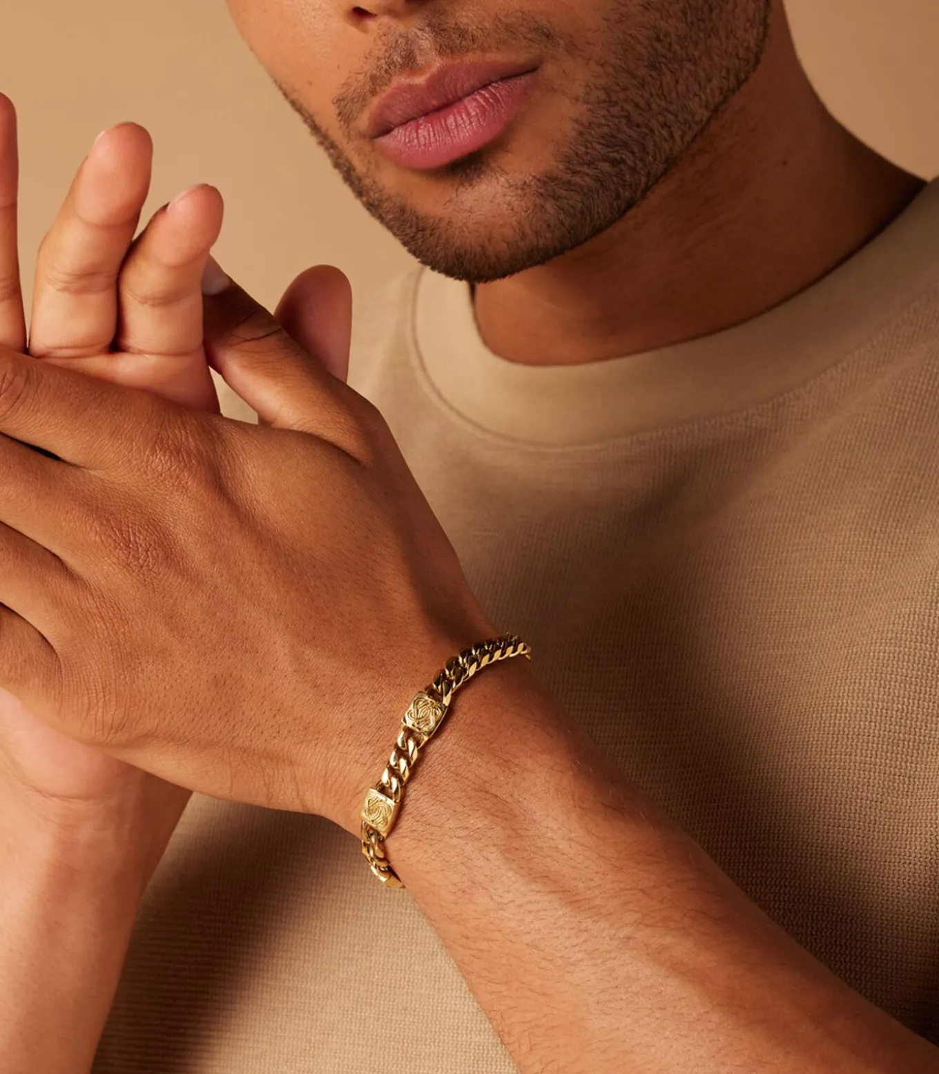 Armband Staal goudkleurig