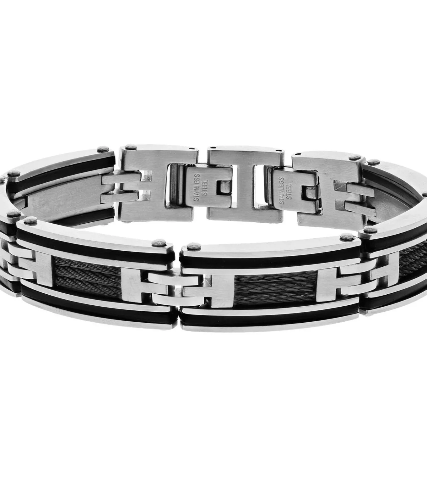 Armband Staal zilverkleurig