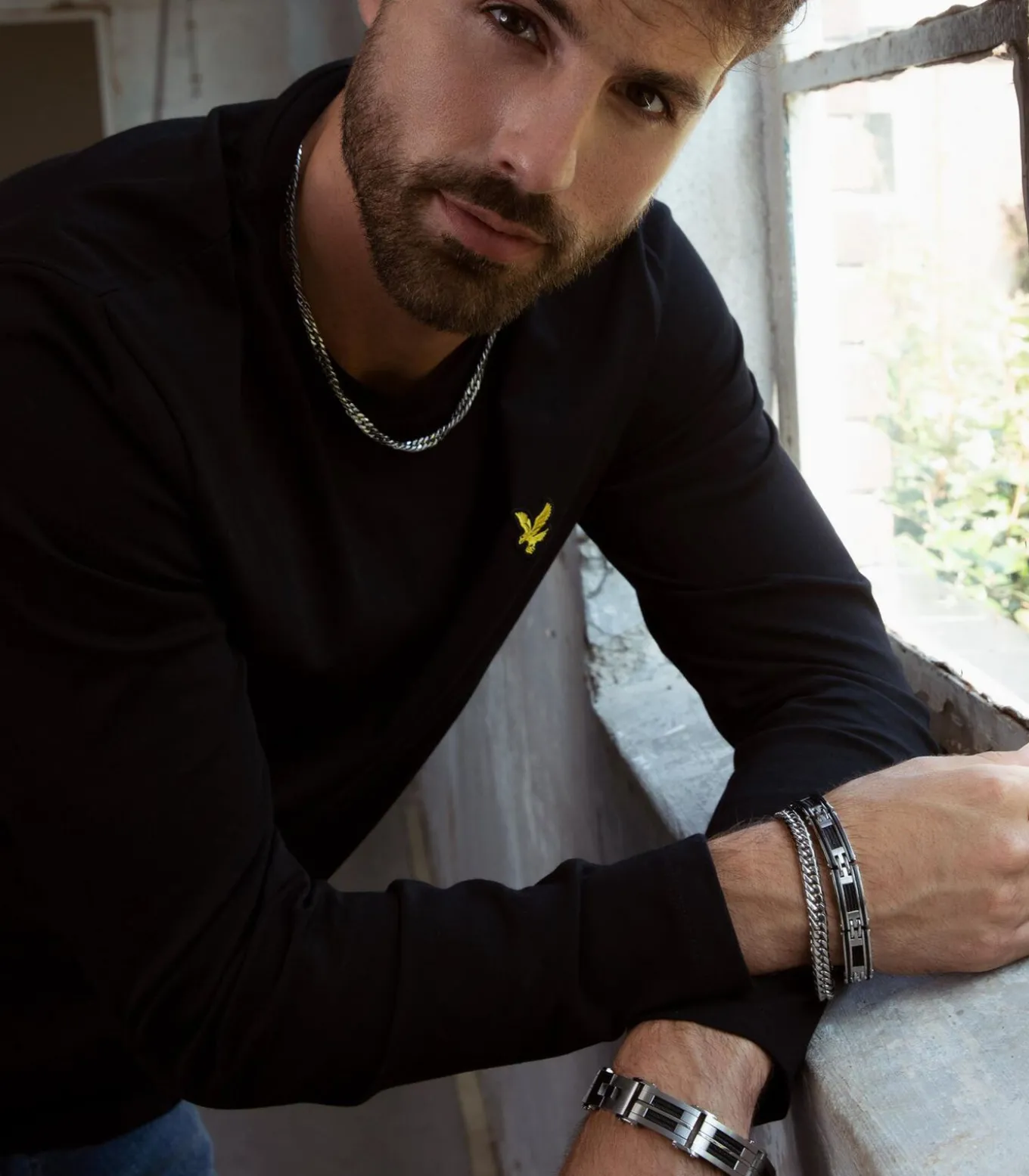 Armband Staal zilverkleurig