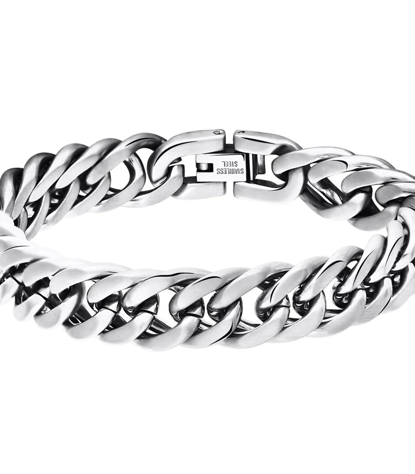 Armband Staal zilverkleurig