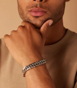 Armband Staal zilverkleurig