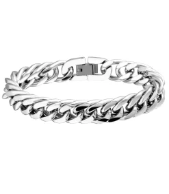Armband Staal zilverkleurig