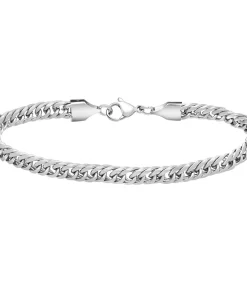 Armband Staal zilverkleurig