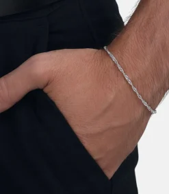 Armband voor mannen en vrouwen, unisex, 925 Sterling zilver
