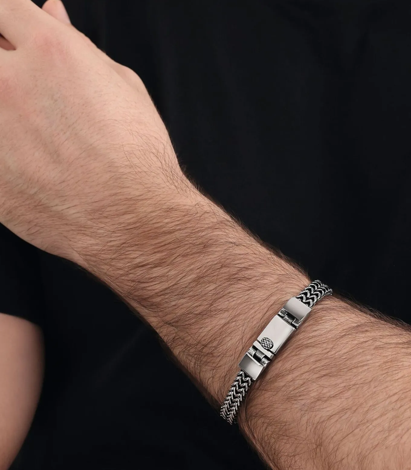 Armband voor mannen, roestvrij staal