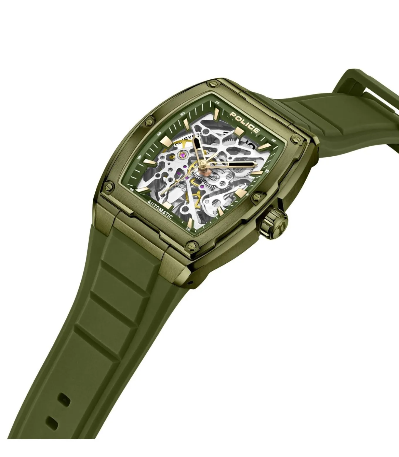 Automatisch horloge Skeletor Green