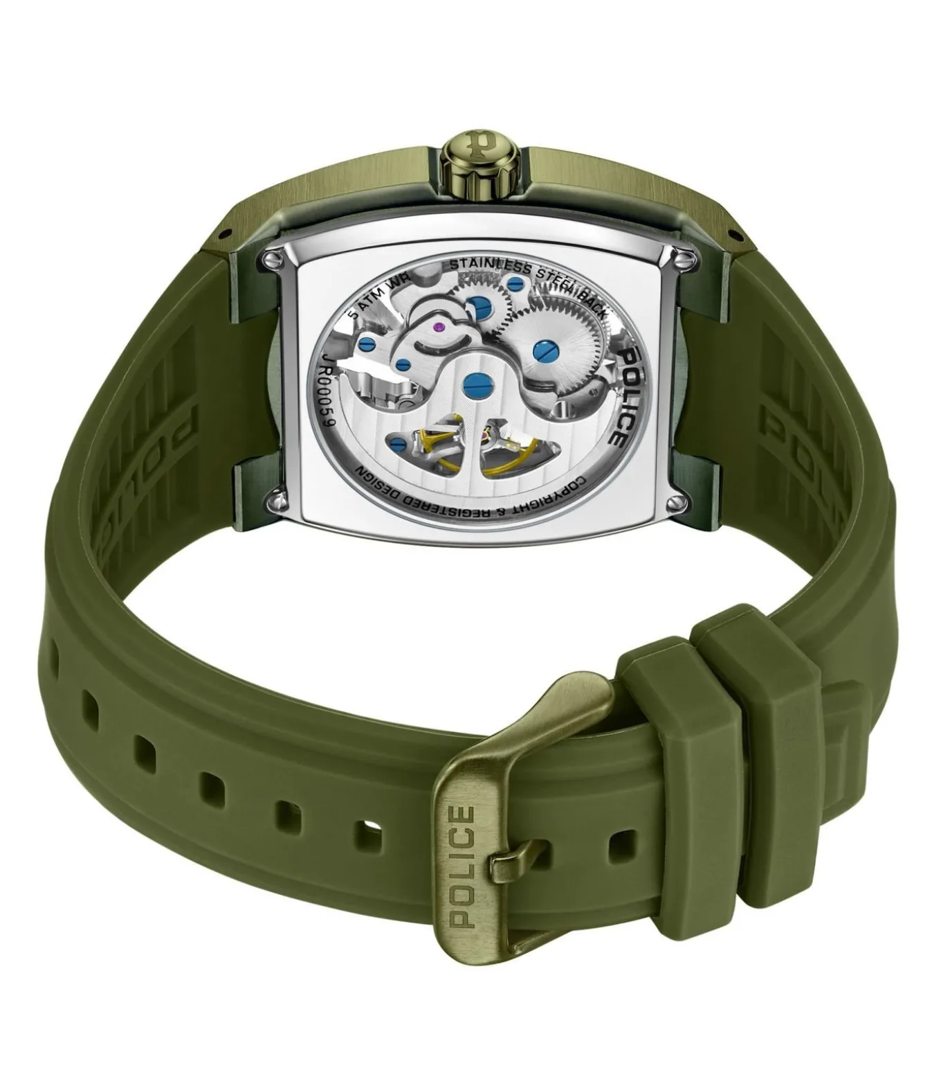 Automatisch horloge Skeletor Green