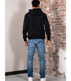 Badge hoodie - black beauty