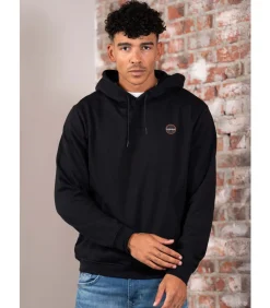 Badge hoodie - black beauty