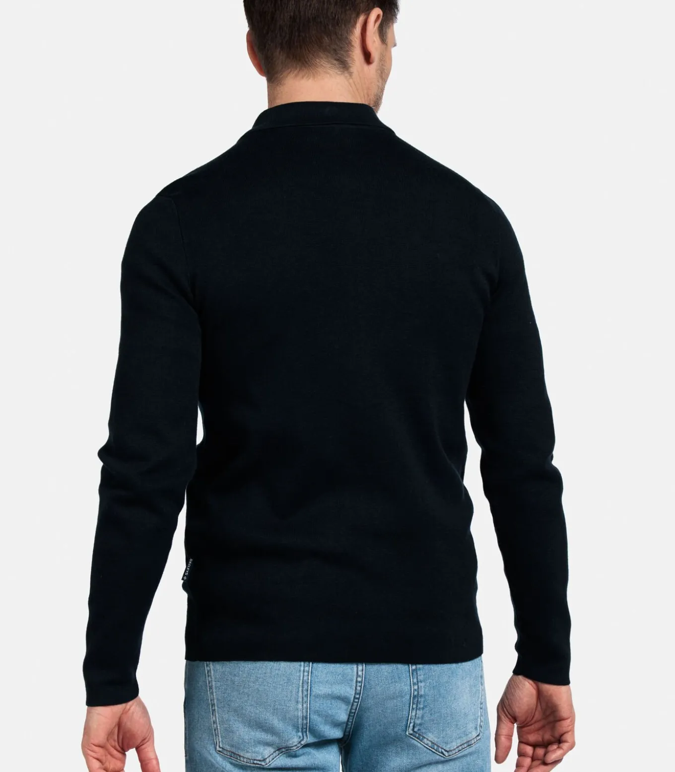 Baileys Gebreid Vest met Rits – Navy