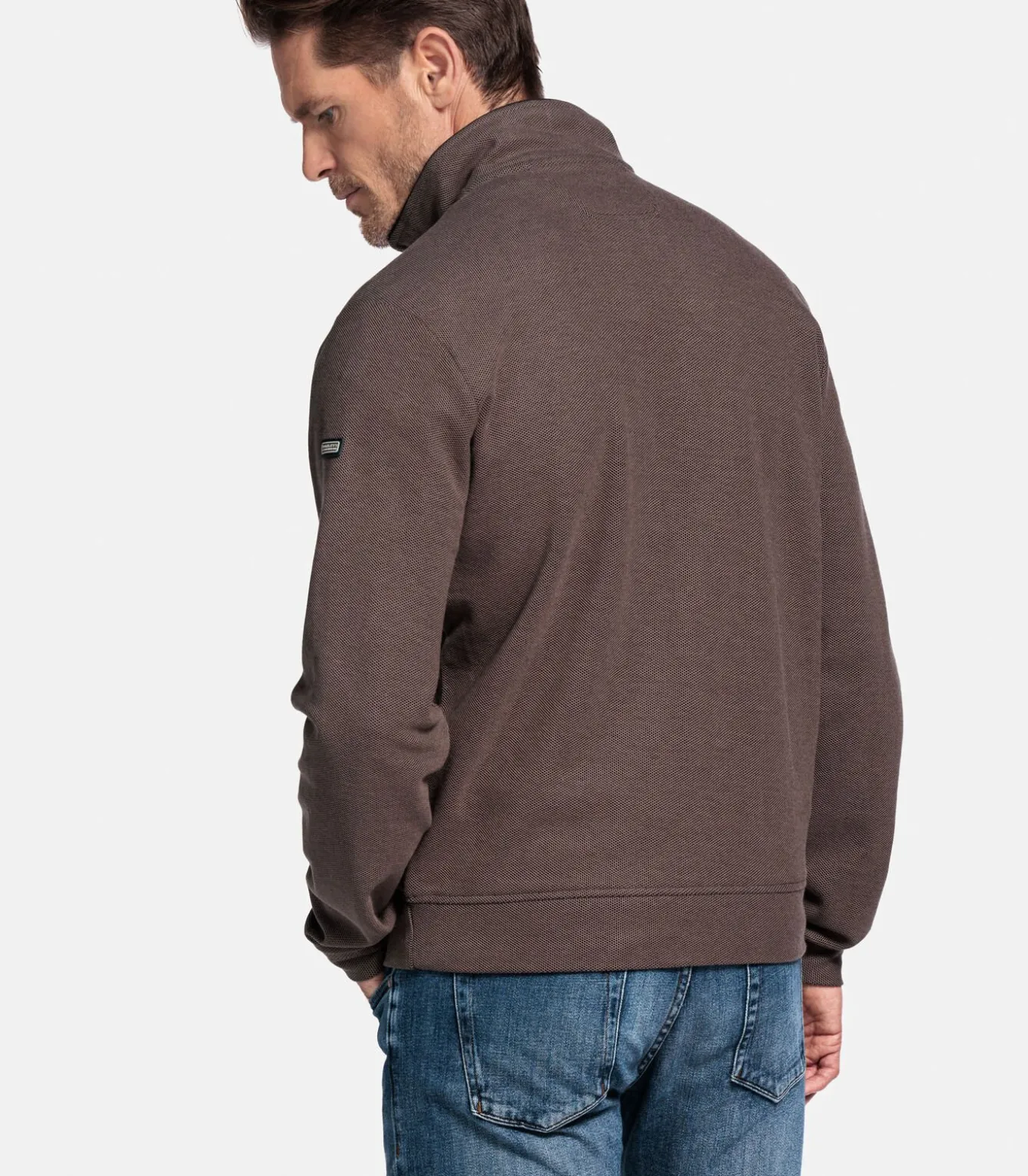 Baileys katoenen vest - Taupe