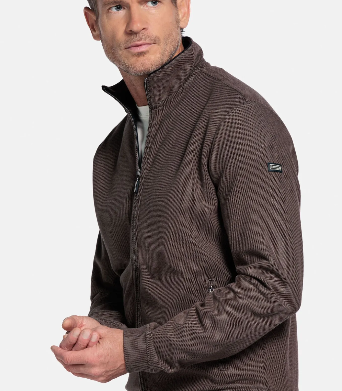 Baileys katoenen vest - Taupe