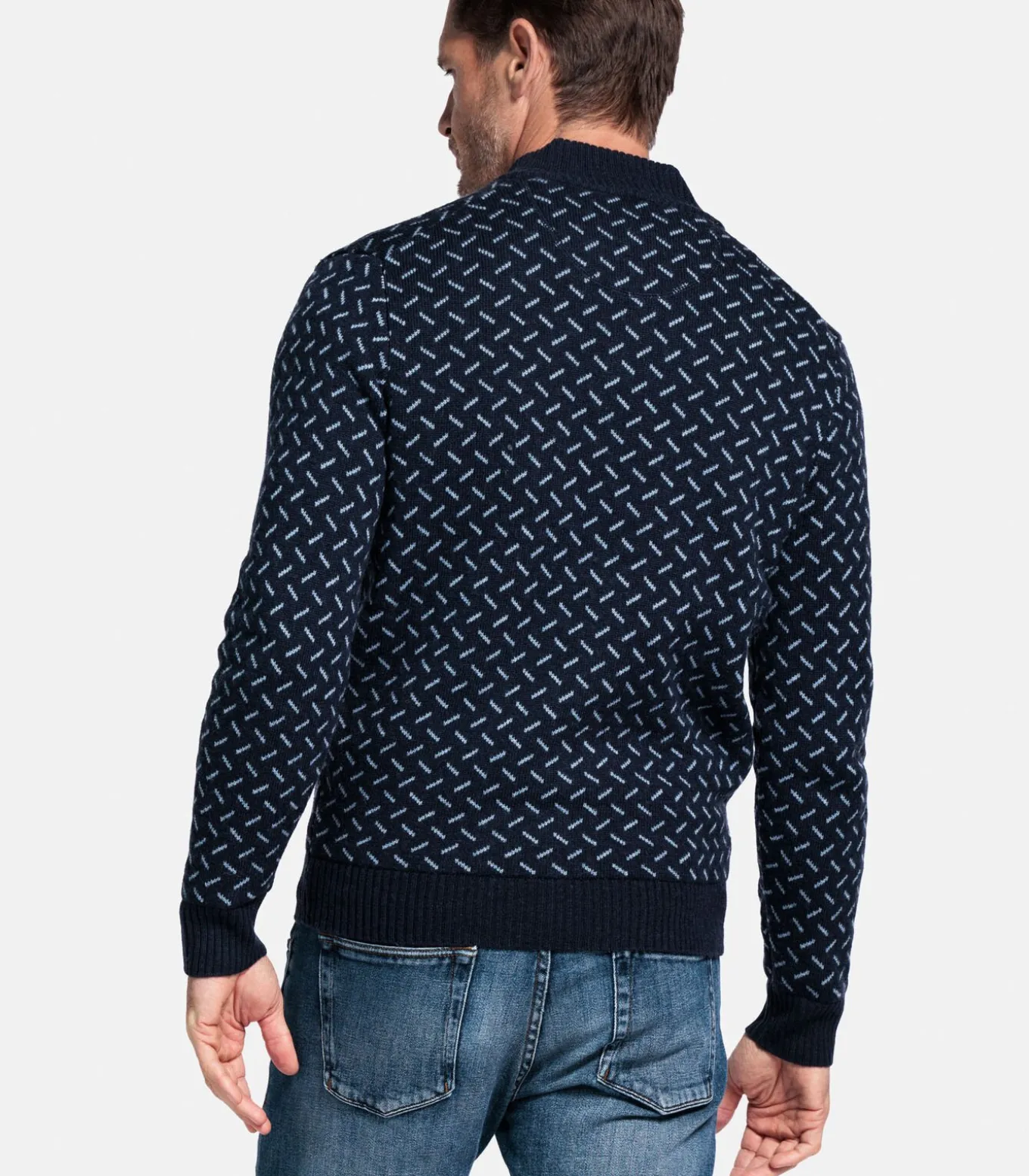 Baileys Pullover met print - Navy