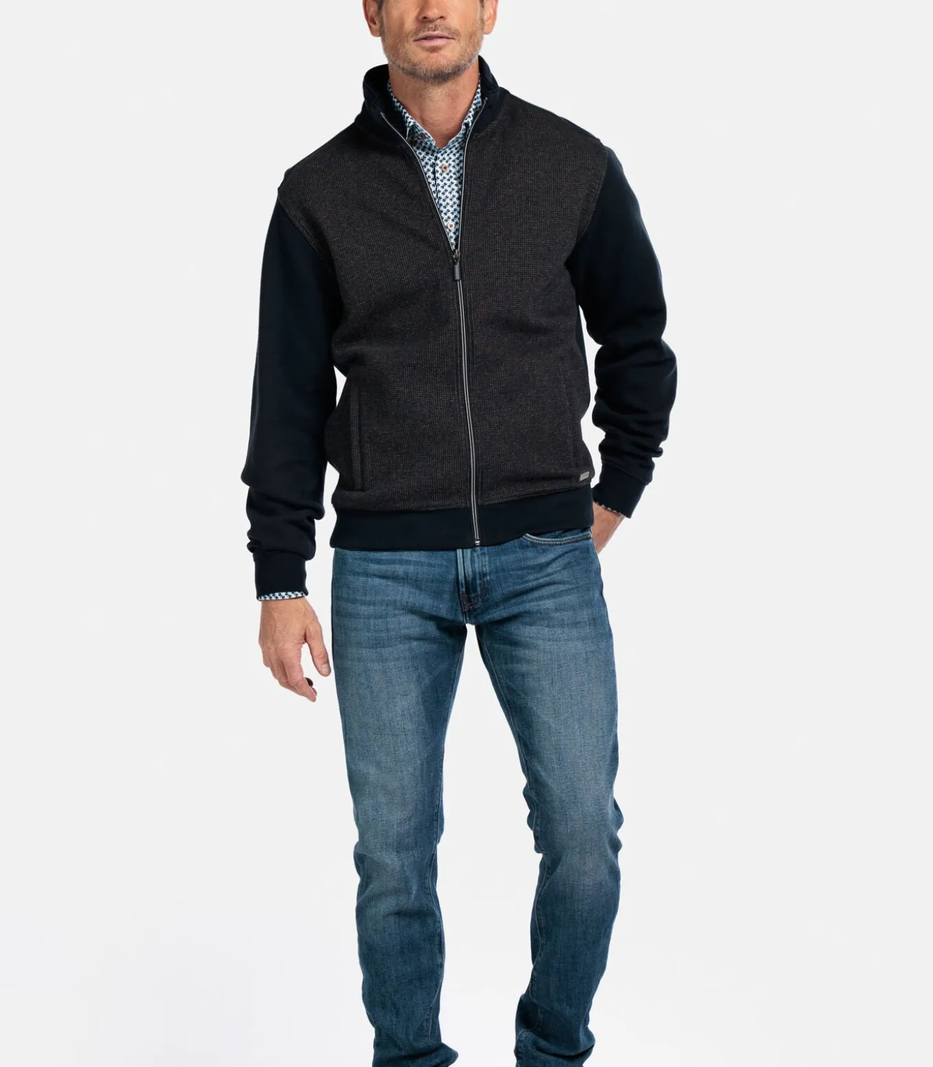 Baileys two-tone vest - Camel