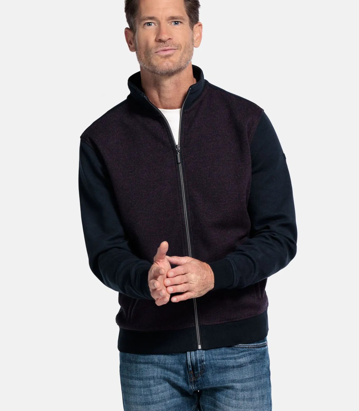 Baileys two-tone vest - Deep Mauve
