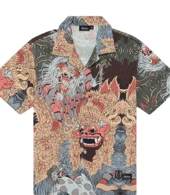 Barong And Rangda Bowling Shirt