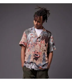 Barong And Rangda Bowling Shirt