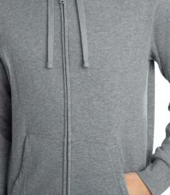 Basic Terry Lounge Zip Hoodie