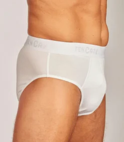 Basics 2-Pack heren sportslips - 32319 - Heren slips met elastische band - Biologisch katoen - Mannen ondergoed