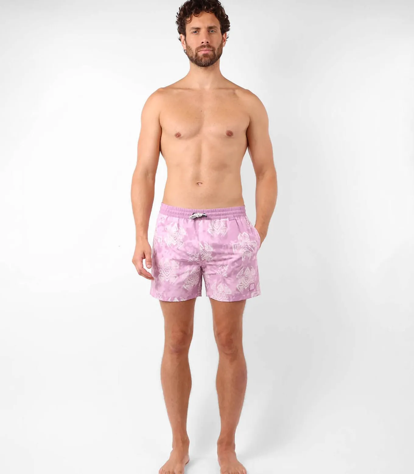 Beach short imprimé stretch FISH