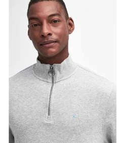 Beckhill half zip sweatshirt - grey marl