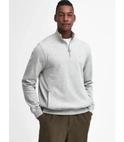 Beckhill half zip sweatshirt - grey marl