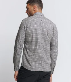 Bedrukt Stretch Shirt