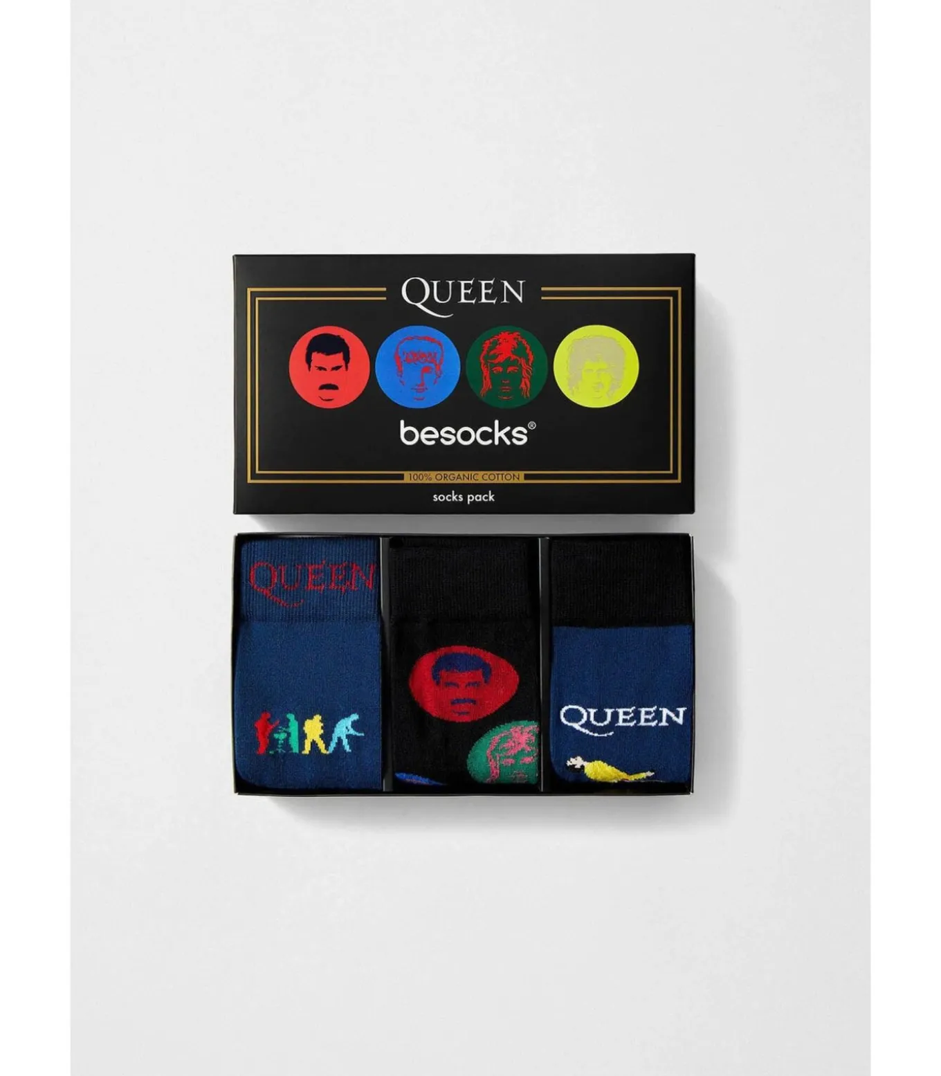 Besocks sokken Queen 3-pack