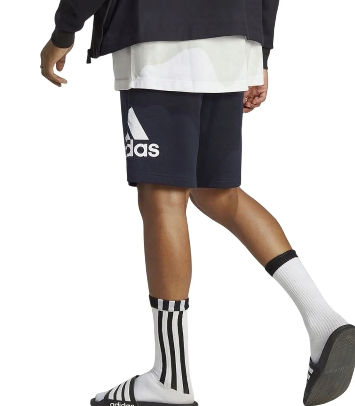 BIG LOGO - Korte Broek - Marineblauw