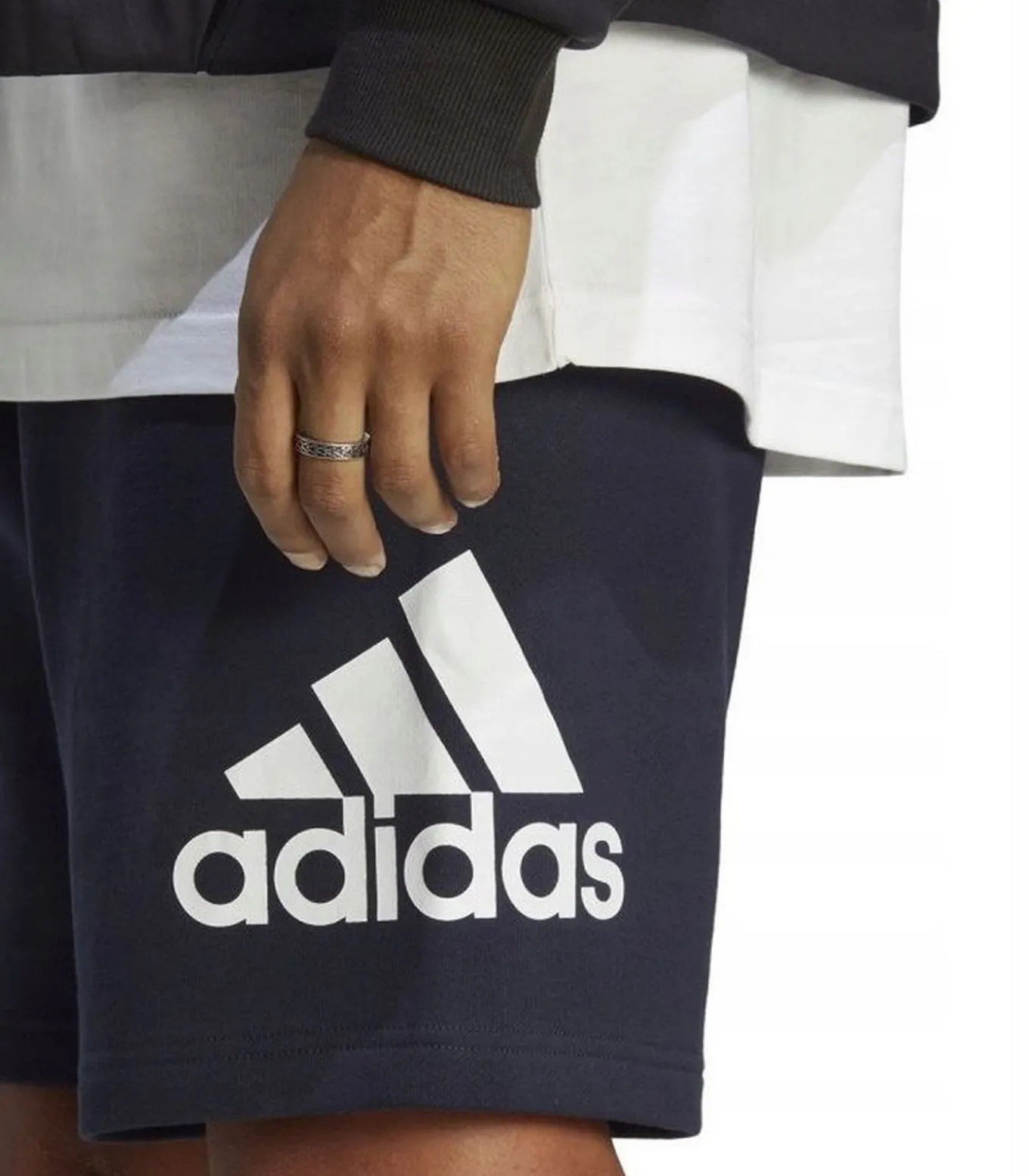 BIG LOGO - Korte Broek - Marineblauw