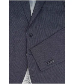 Blazer Linnen Streep Navy