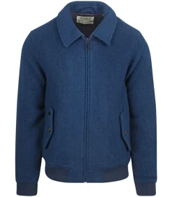 Bomberjack Wool Blend Royal Blauw
