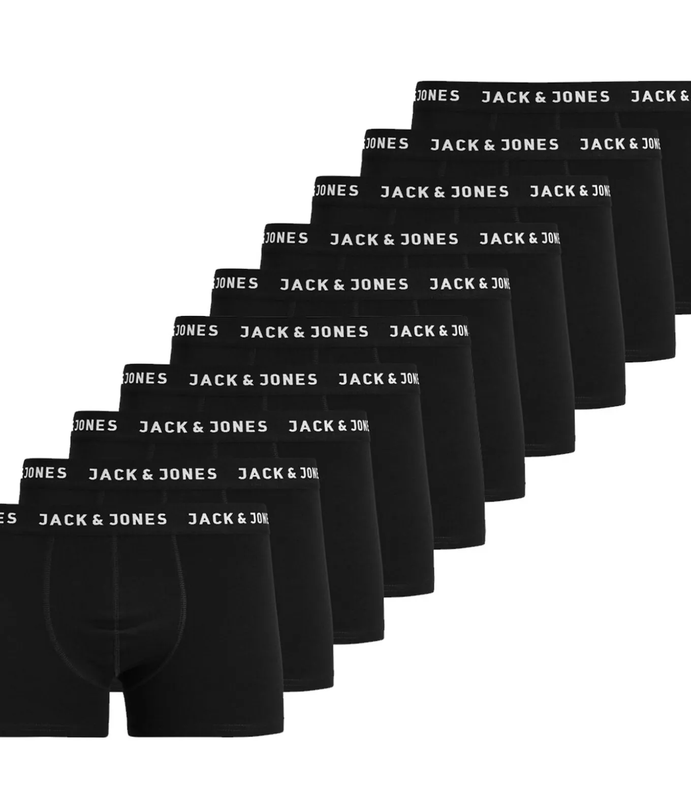 Boxershorts JACHUEY - 10 pack - Trunks - Zwart
