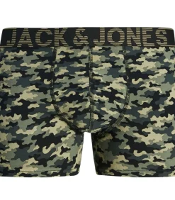 Boxershorts JACSOLID Set van 10