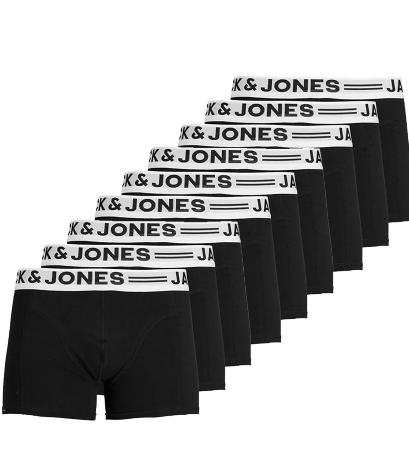 Boxershorts SENSE - 9 pack - Trunks - Zwart
