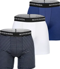 Boxershorts Solid Cotton Stretch Set van 3
