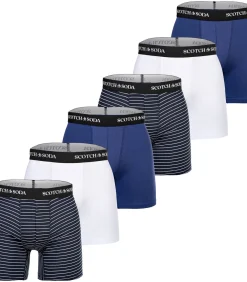 Boxershorts Solid Cotton Stretch Set van 6