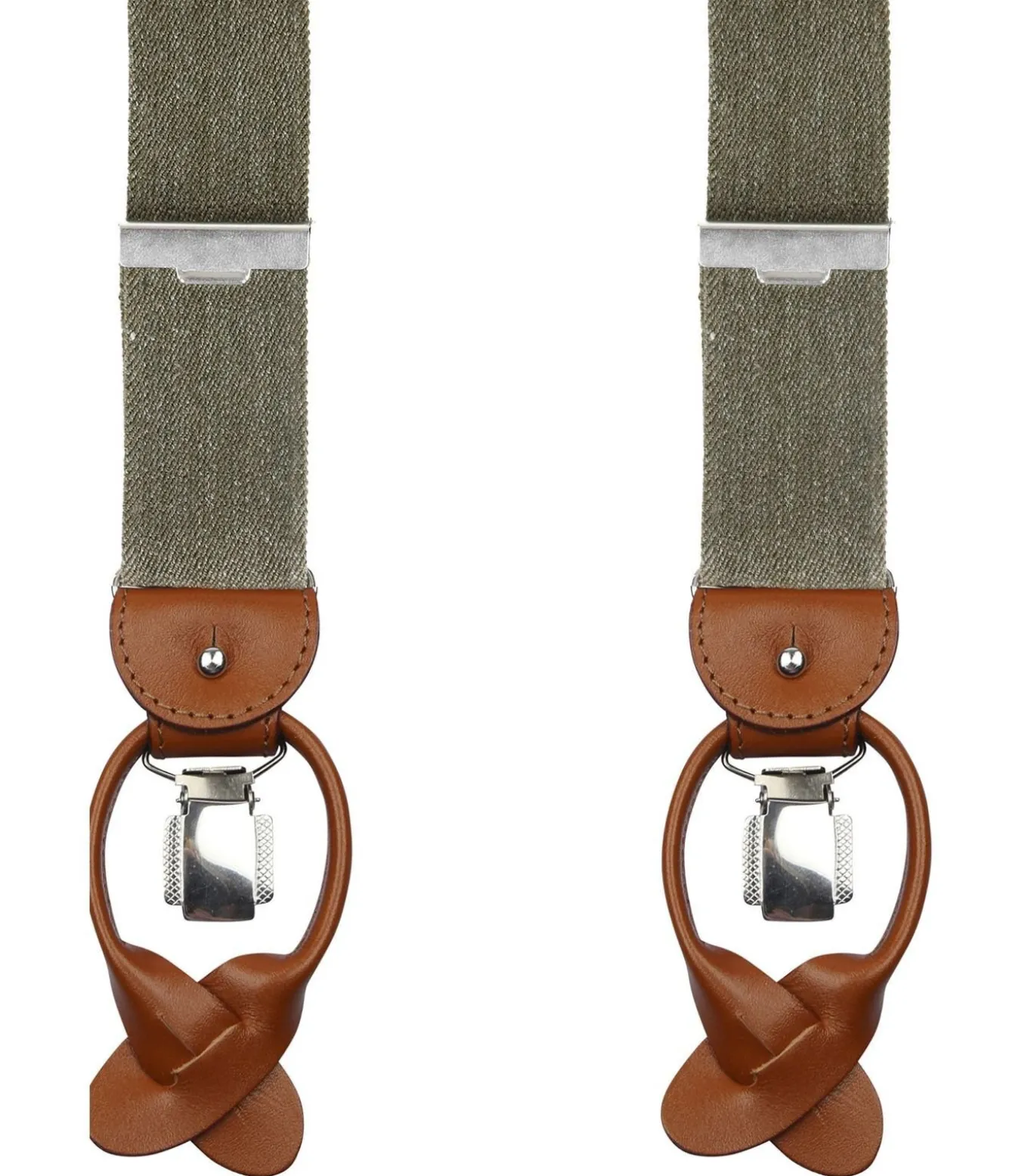 Bretels Groen Melange