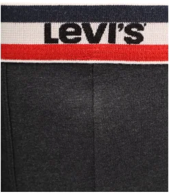 Brief Boxershorts 2-Pack Rood Grijs